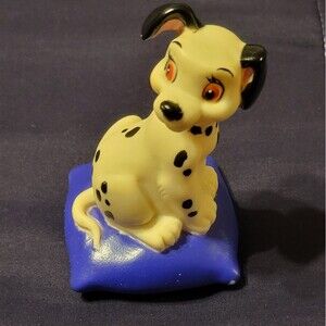 1996 VINTAGE DISNEY 101 DALMATIONS SQUEEZE LIGHT TOY FIGURE